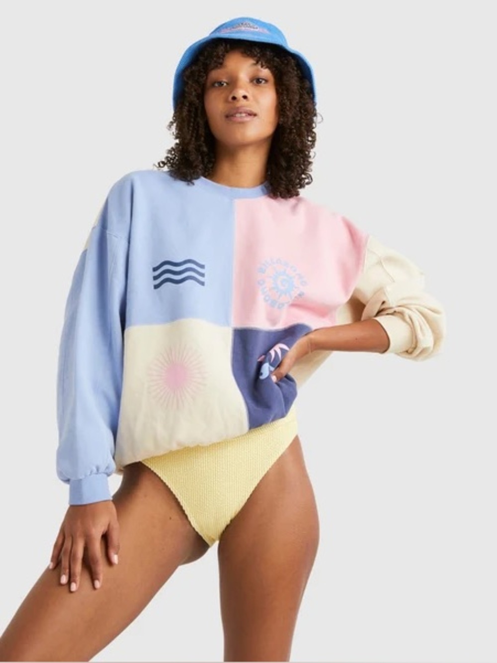 Billabong The Later Days Kendall Crew Sweatshirt Small